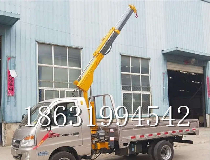 东区随车吊机改装家用车包安装东区液压小吊机随车吊机家用车12V液压车载吊